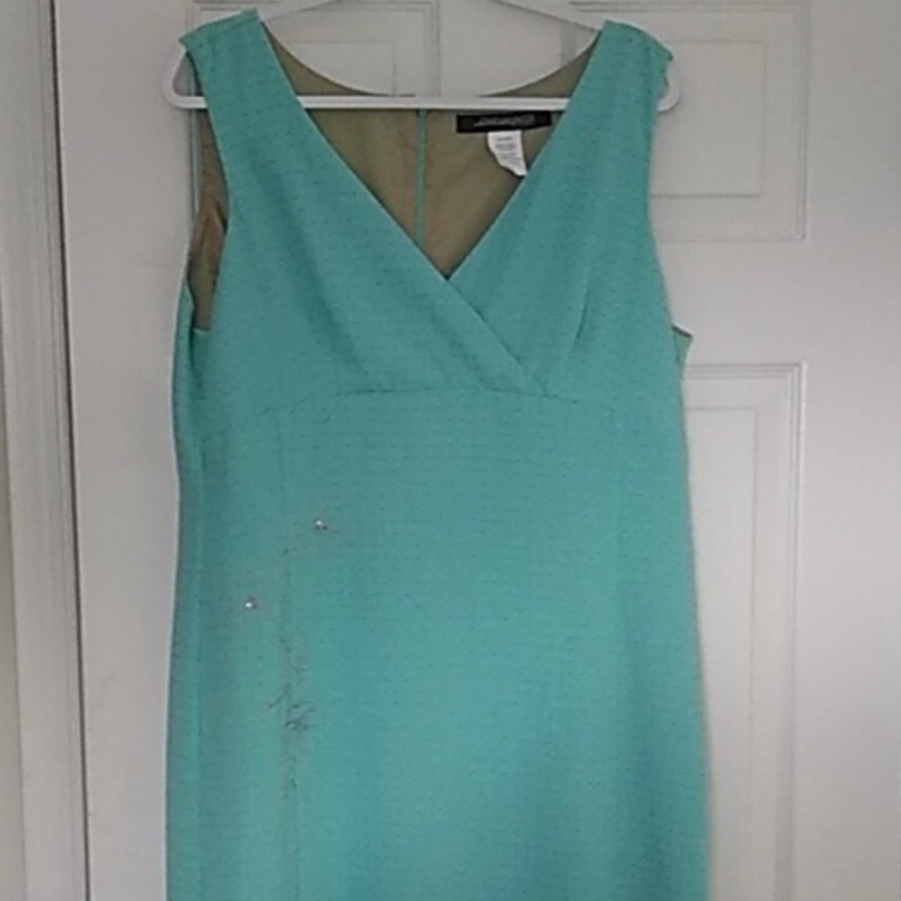 Jonathan Martin Teal Studio Dress Size 14/16